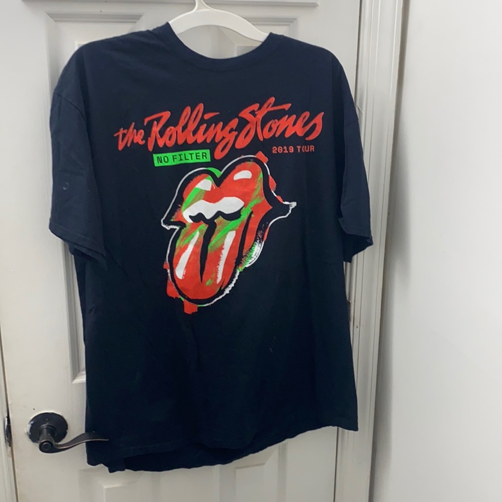 Rolling Stones no filter Concert t shirt XL Short sleeve black